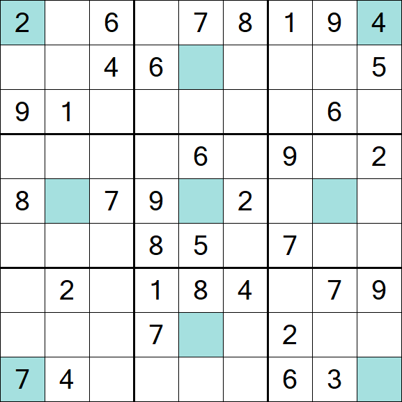 Girandola Sudoku - Médio