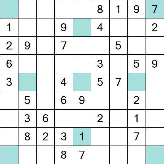 Girandola Sudoku - Médio