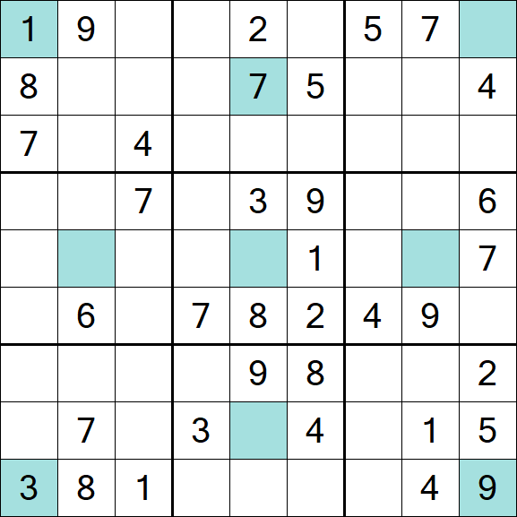 Girandola Sudoku - Médio