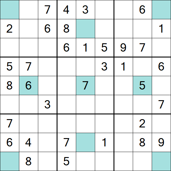 Girandola Sudoku - Médio