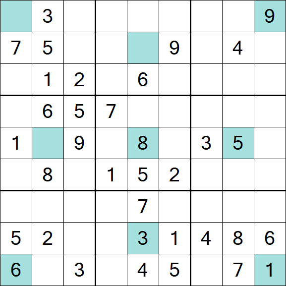 Girandola Sudoku - Médio