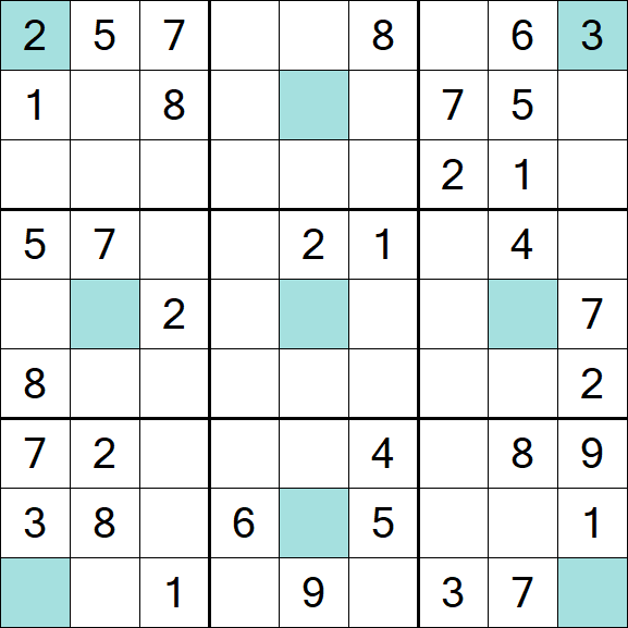 Girandola Sudoku - Médio
