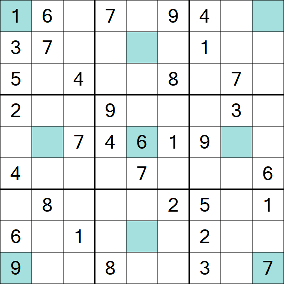 Girandola Sudoku - Médio