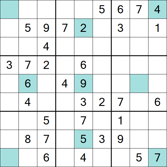 Girandola Sudoku - Médio