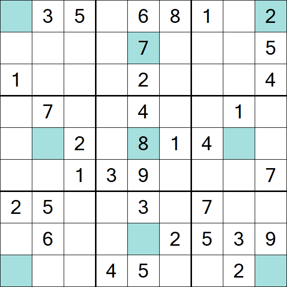 Girandola Sudoku - Médio