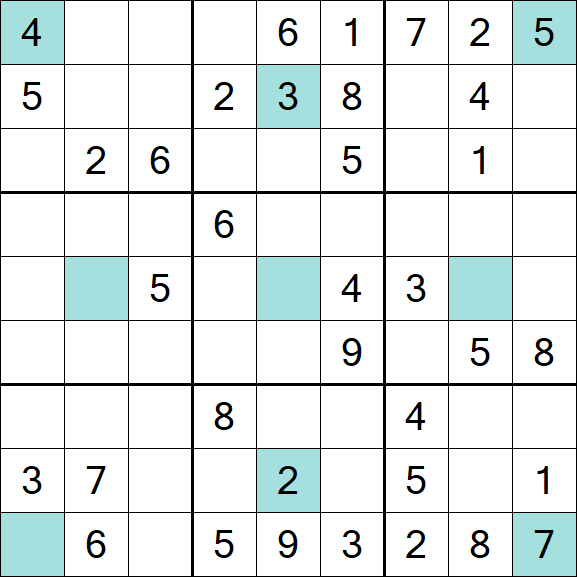 Girandola Sudoku - Médio