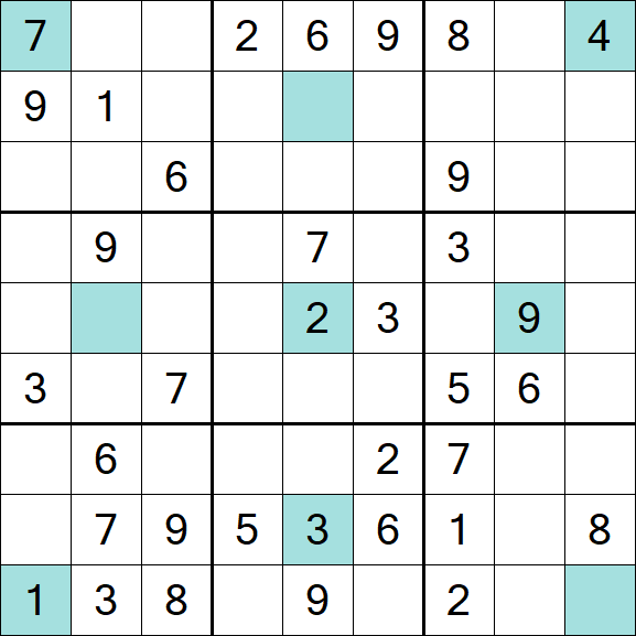 Girandola Sudoku - Médio