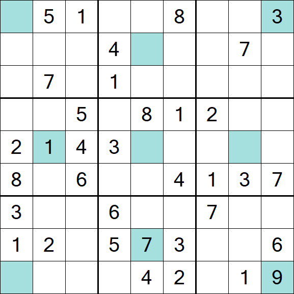 Girandola Sudoku - Médio