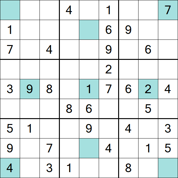 Girandola Sudoku - Moyen