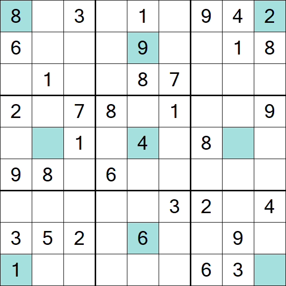 Girandola Sudoku - Medium