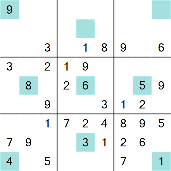 Girandola Sudoku - Médio