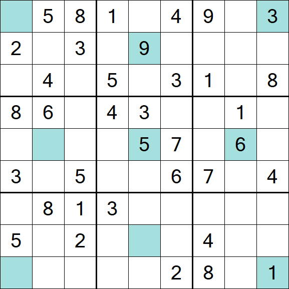 Girandola Sudoku - Médio