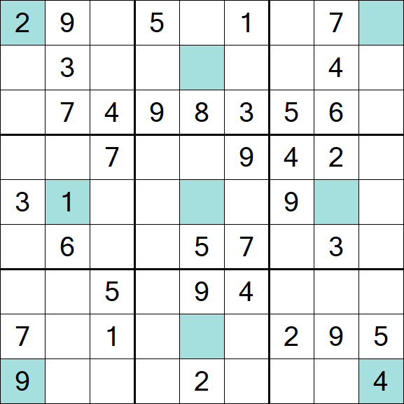 Girandola Sudoku - Médio