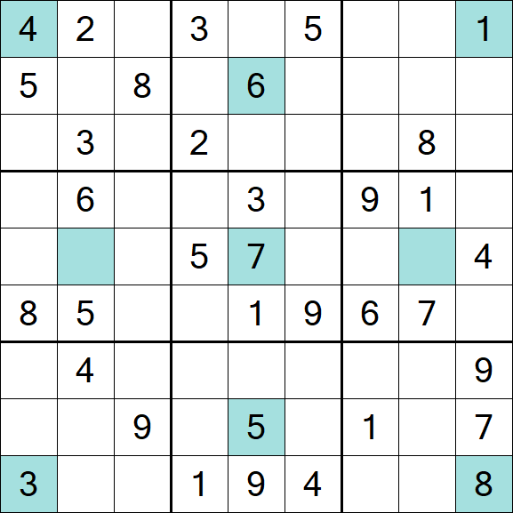 Girandola Sudoku - Médio