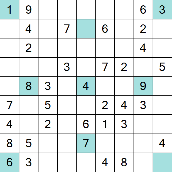 Girandola Sudoku - Médio