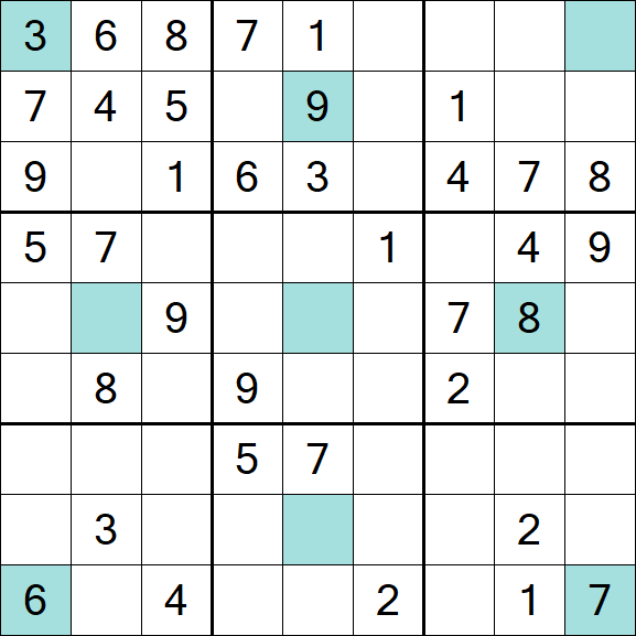 Girandola Sudoku - Médio