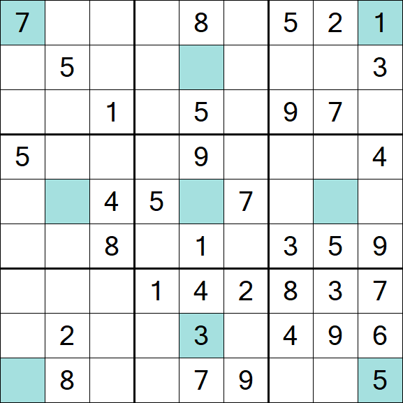 Girandola Sudoku - Médio