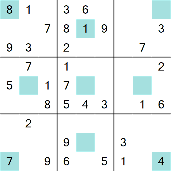 Girandola Sudoku - Medium