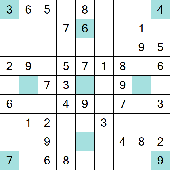 Girandola Sudoku - Medium