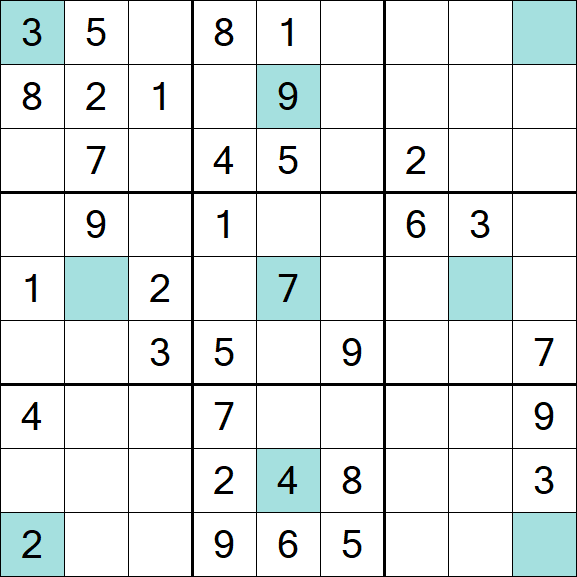 Girandola Sudoku - Médio