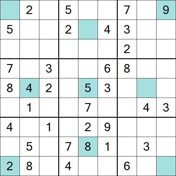Girandola Sudoku - Médio
