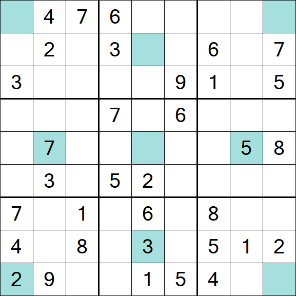 Girandola Sudoku - Médio