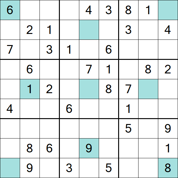 Girandola Sudoku - Médio