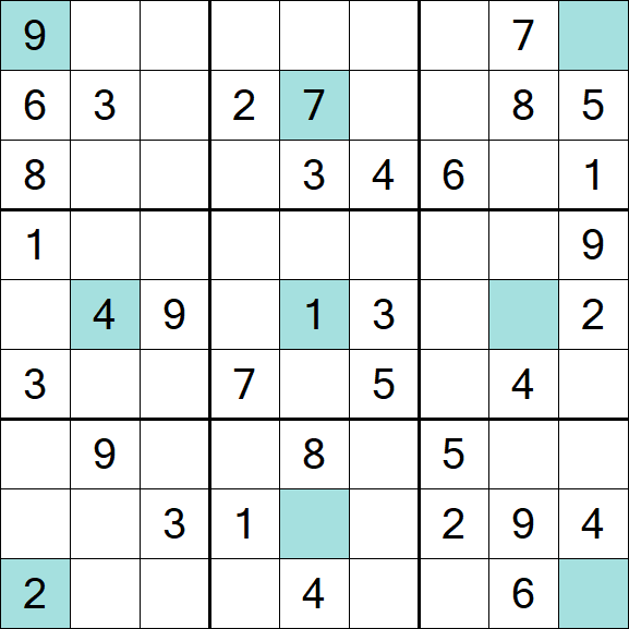 Girandola Sudoku - Médio
