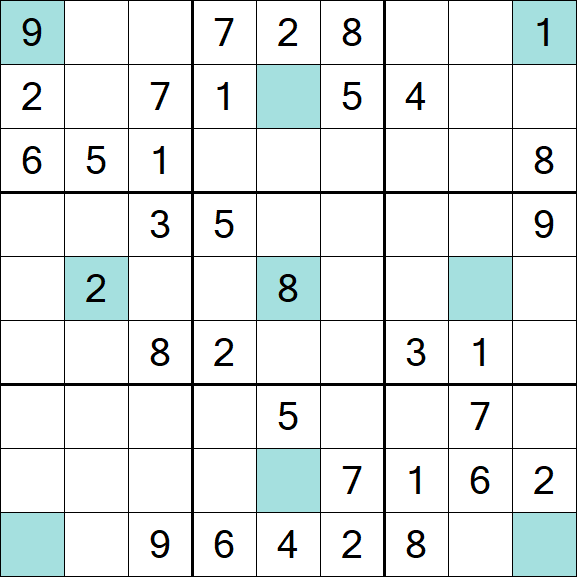 Girandola Sudoku - Médio