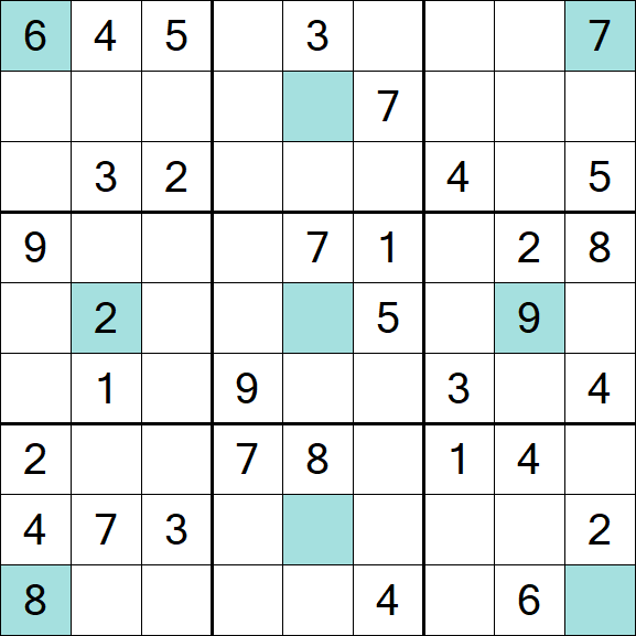Girandola Sudoku - Médio
