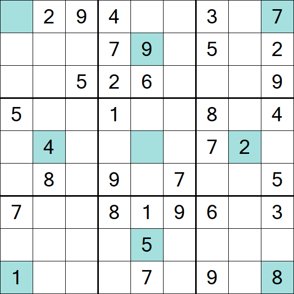 Girandola Sudoku - Médio