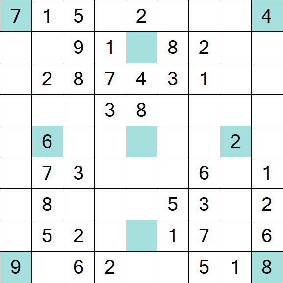 Girandola Sudoku - Médio