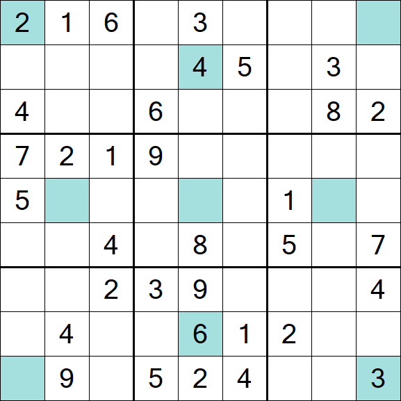 Girandola Sudoku - Moyen