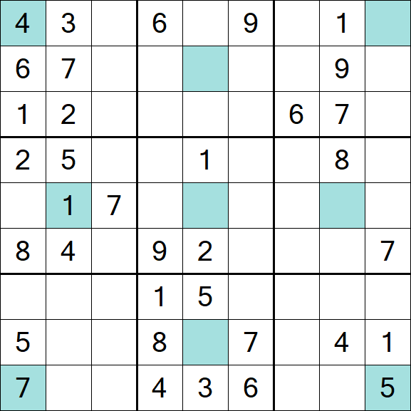 Girandola Sudoku - Medium