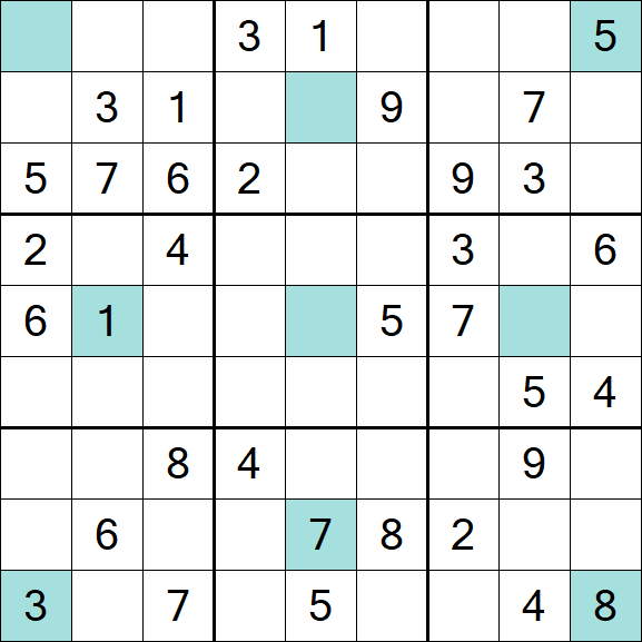 Girandola Sudoku - Medium