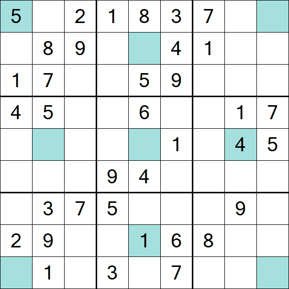 Girandola Sudoku - Medium
