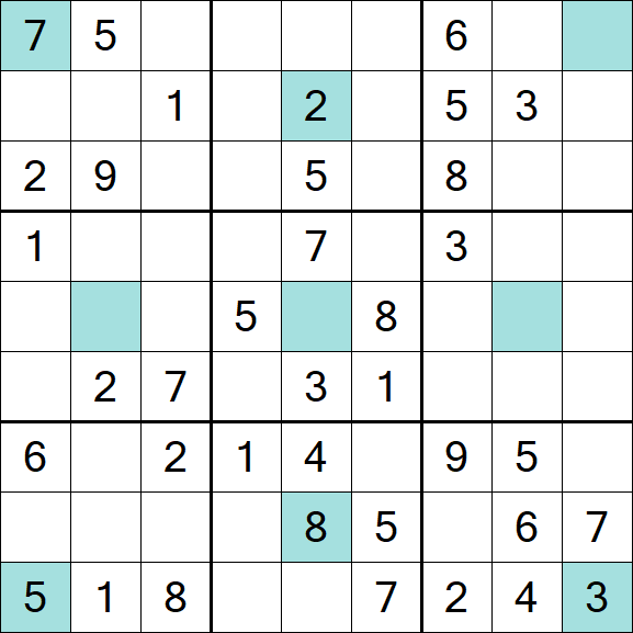 Girandola Sudoku - Medium
