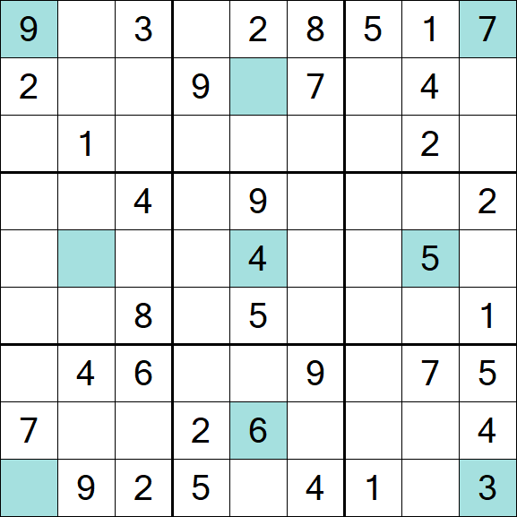 Girandola Sudoku - Medium