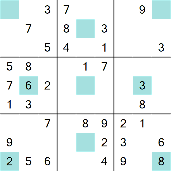 Girandola Sudoku - Moyen