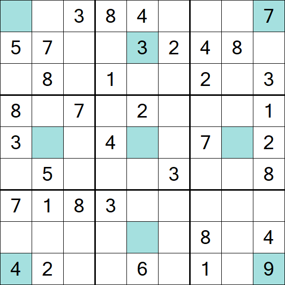 Girandola Sudoku - Medium