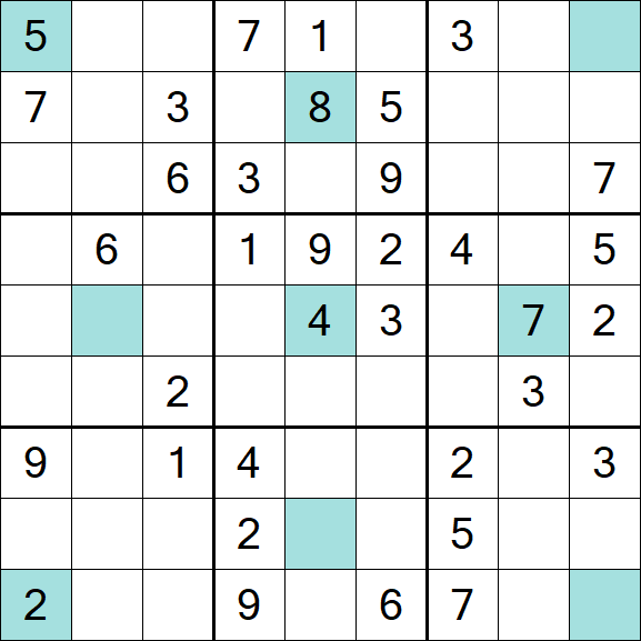 Girandola Sudoku - Medium