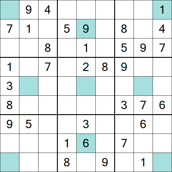 Girandola Sudoku - Moyen