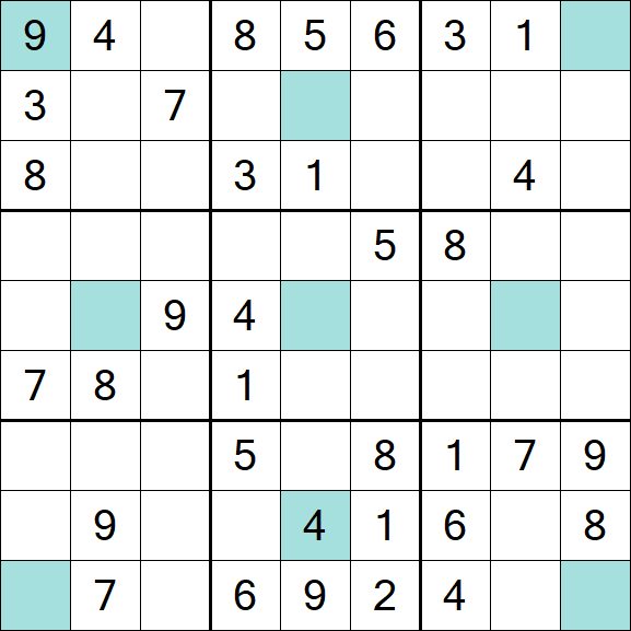 Girandola Sudoku - Medium