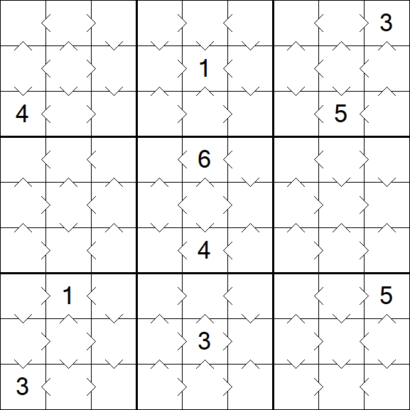 Greater Than Sudoku - Simple