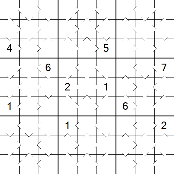 Greater Than Sudoku - Simple