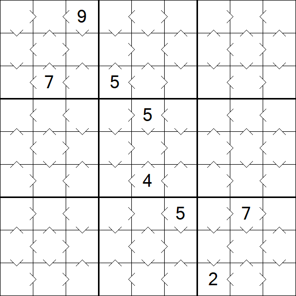 Greater Than Sudoku - Simple