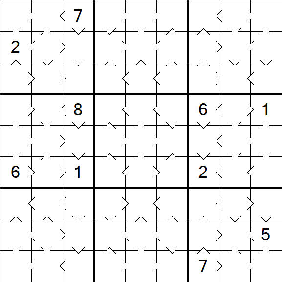 Greater Than Sudoku - Easy