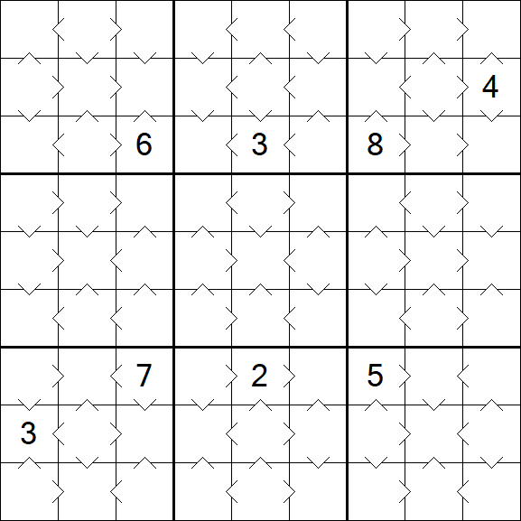 Greater Than Sudoku - Easy