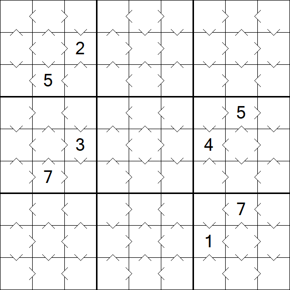Greater Than Sudoku - Easy