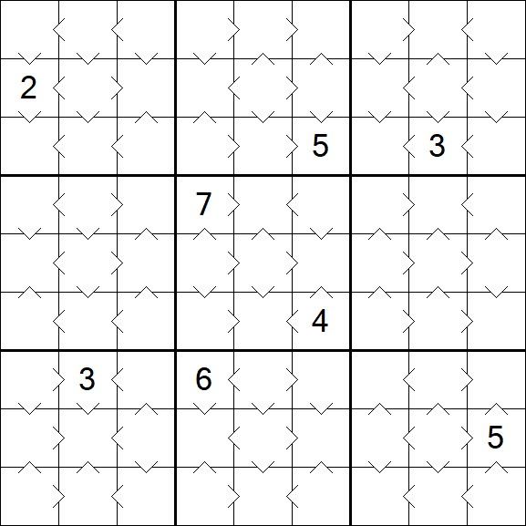 Greater Than Sudoku - Einfach